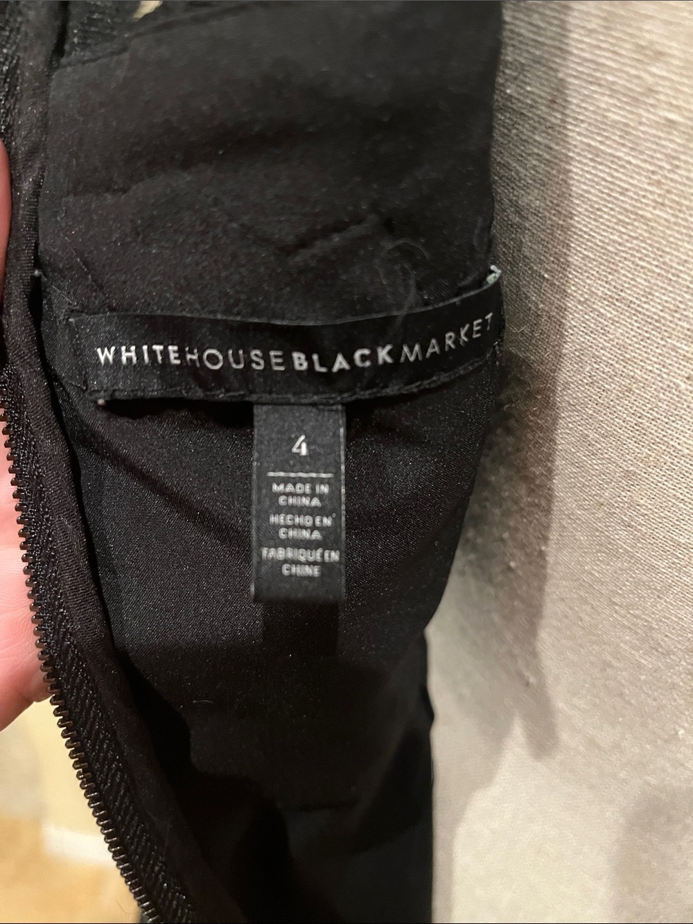 White House Black Market Black Floral Lace Midi Dress - Picture 5 of 5